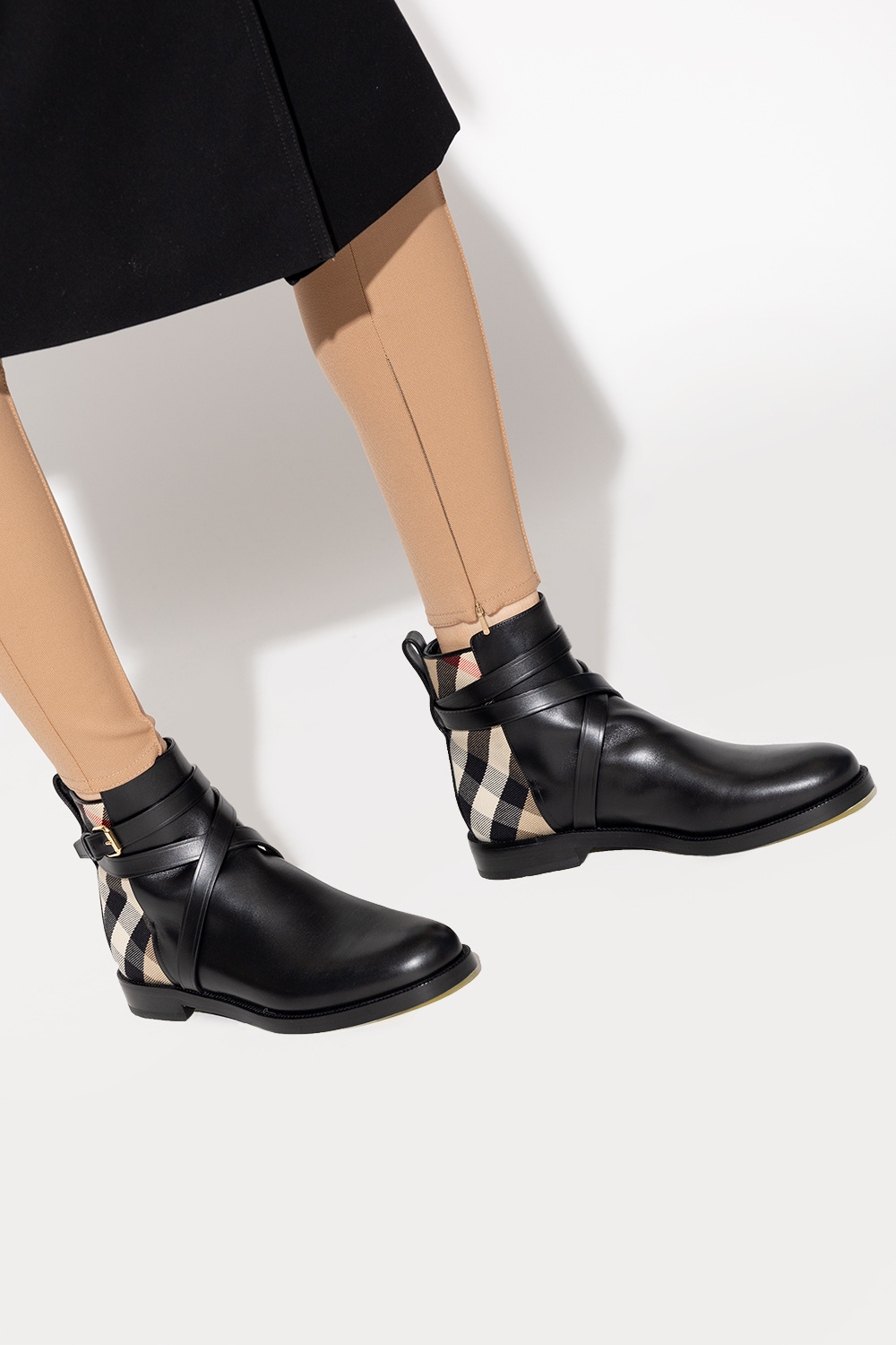 Burberry top ankle boots